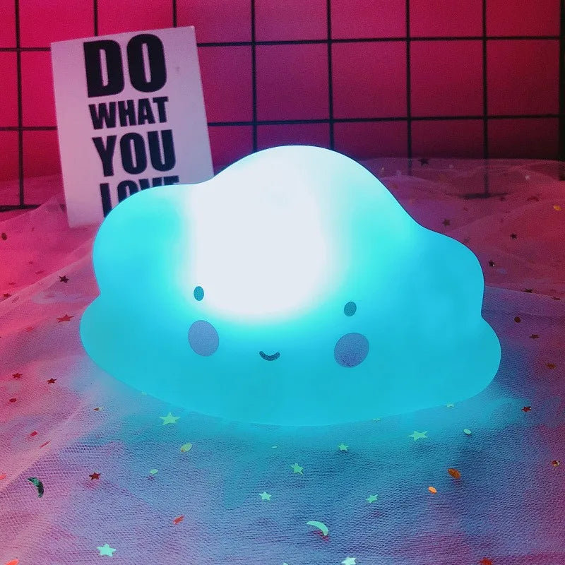 Multivariant Cloud Ice Cream Moon Decorative Lights for Children-13